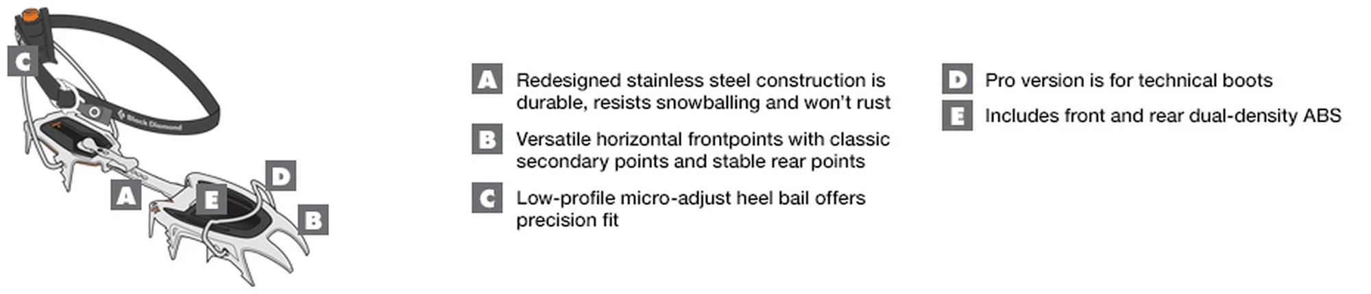 Black Diamond - Serac Crampon - Clip - Image 4