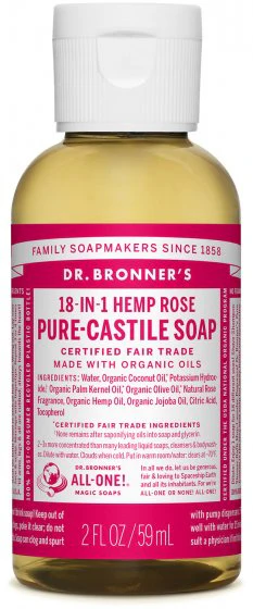 Dr. Bronners - 2oz Pure-Castile Liquid Soap - Peppermint - Image 3