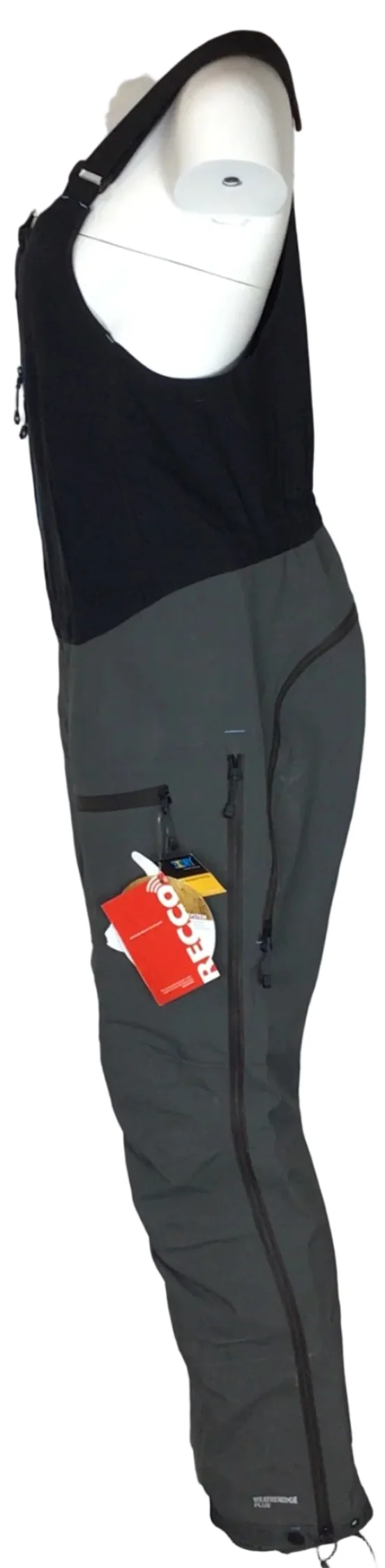 FIRST ASCENT FINE LINE BIBS W LG GREY - Image 4