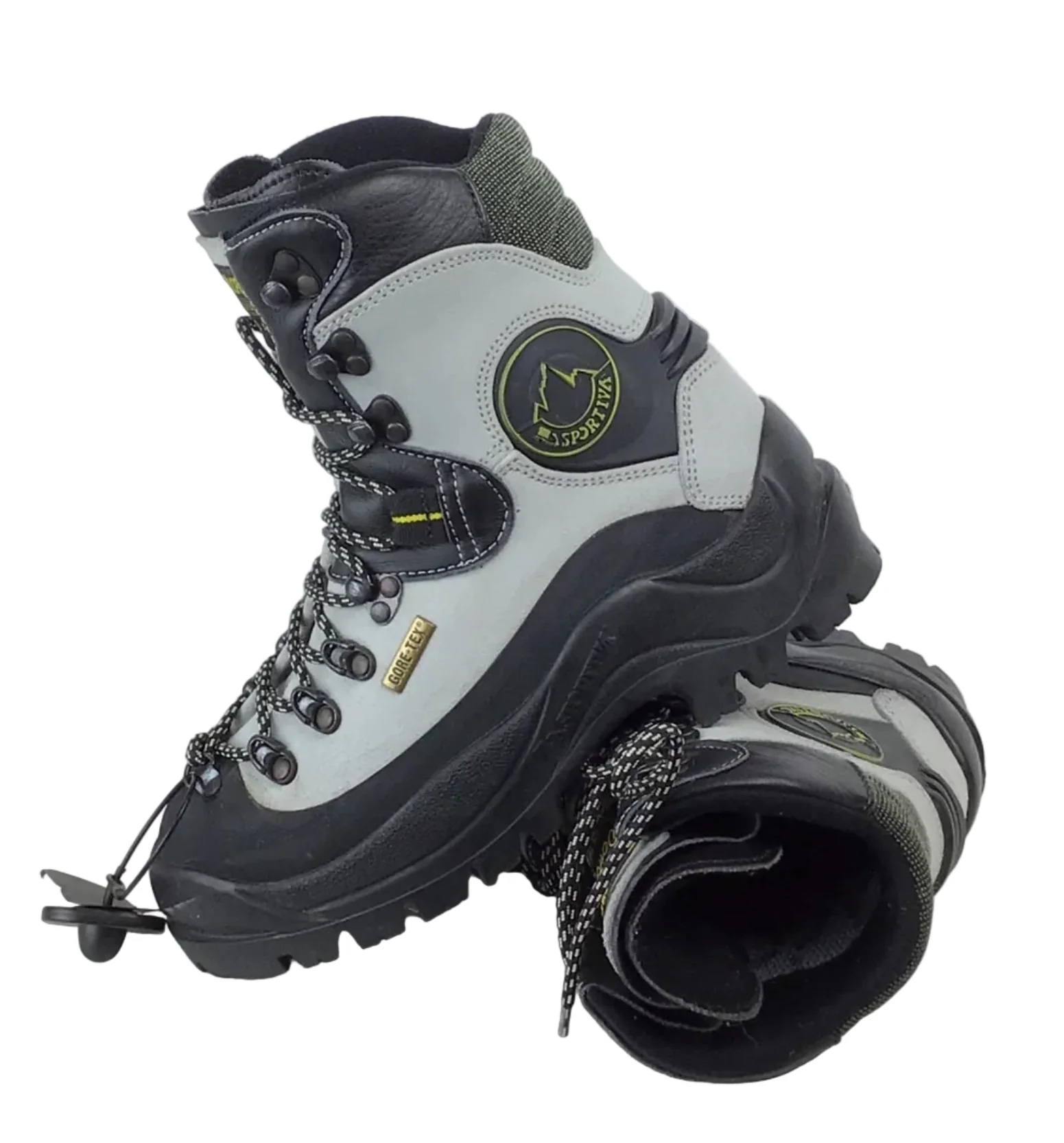 La Sportiva Mountaineering Boots w/ Gaiters W 39.5 Gry/Blk/Yllw - Image 4
