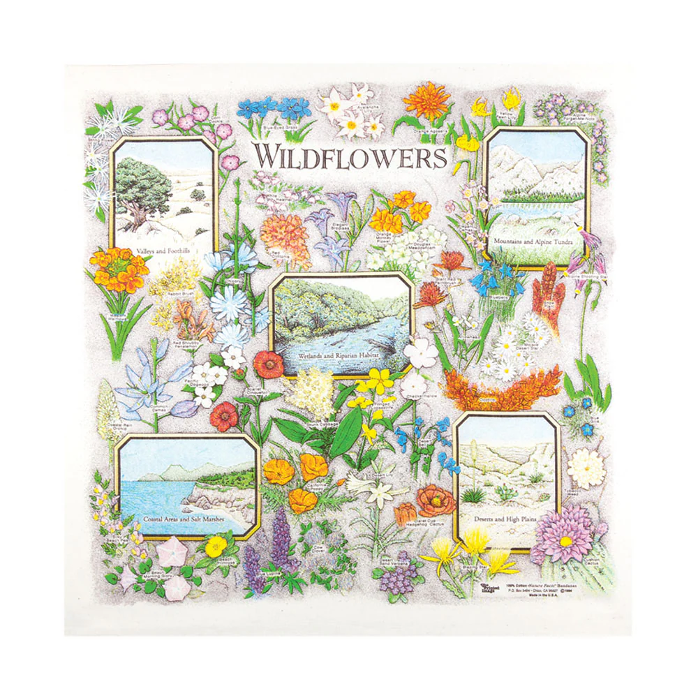 The Printed Image - Bandana - Wildflowers - Image 10