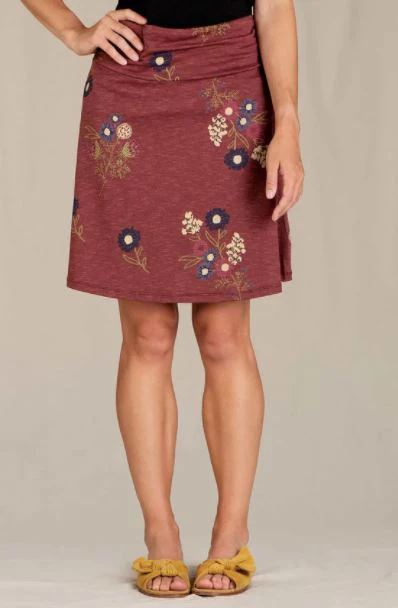 Toad and Co - Chaka Skirt - Black Lily Print - Image 5