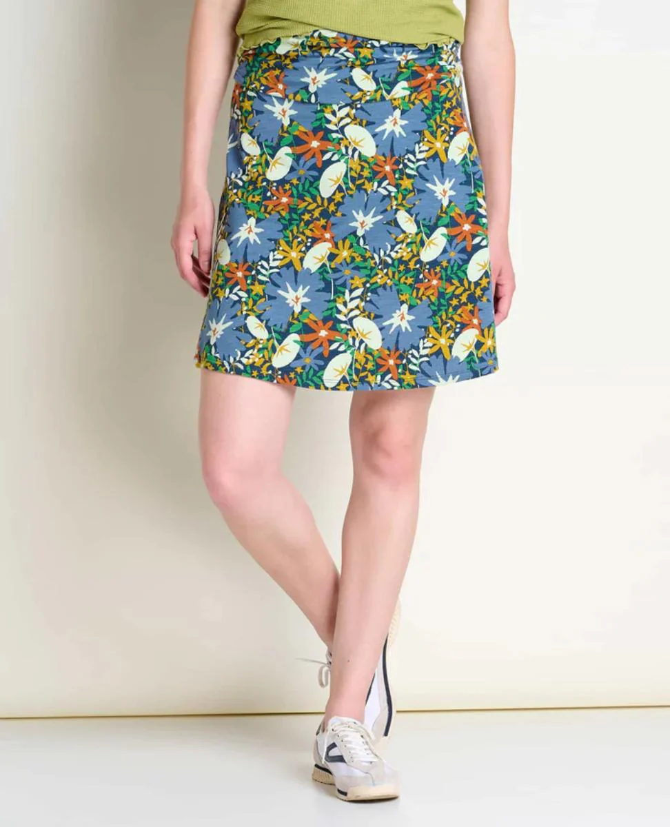 Toad and Co - Chaka Skirt - Campfire Lg Floral Print - Image 11