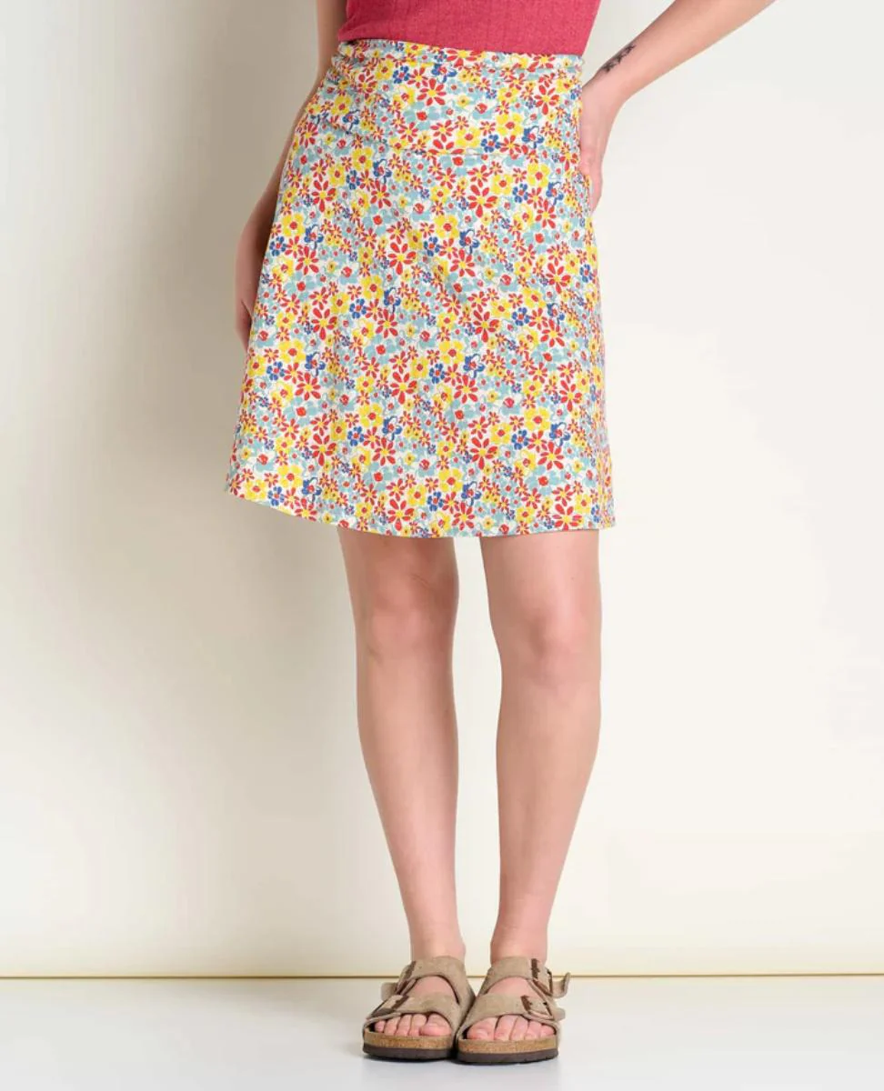 Toad and Co - Chaka Skirt - True Navy Retro Print - Image 12