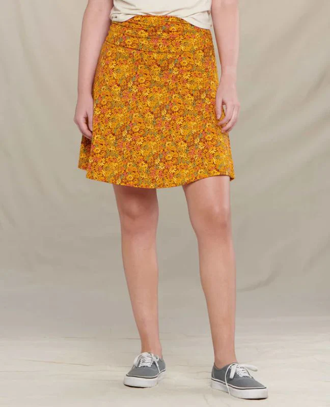 Toad and Co - Chaka Skirt - True Navy Retro Print - Image 8